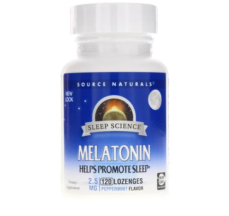 Sleep Science Melatonin 2.5 Mg Lozenges, Peppermint, 120 Lozenges | Наука сна мелатонин 2,5 мг пастилки, Мята, 120 ландышей