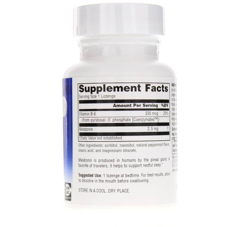 Sleep Science Melatonin 2.5 Mg Lozenges, Peppermint, 120 Lozenges | Наука сна мелатонин 2,5 мг пастилки, Мята, 120 ландышей