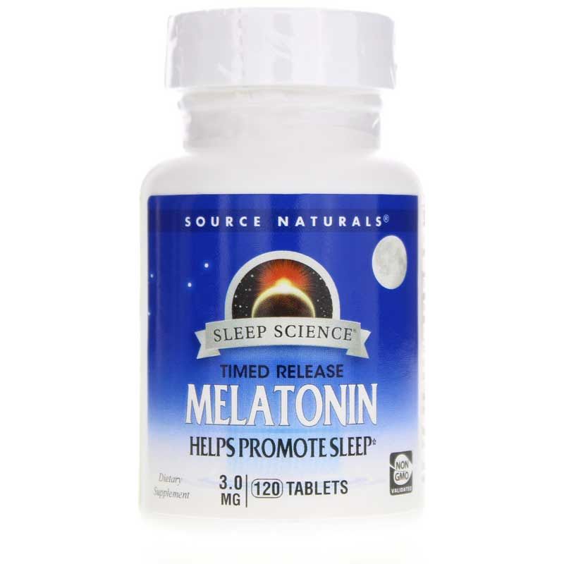 Sleep Science Melatonin 3 Mg Tablets, 120 Tablets | Наука сна мелатонин 3 мг таблетки, 120 таблеток