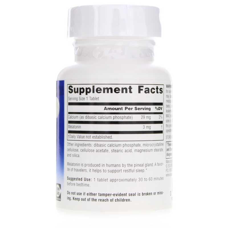 Sleep Science Melatonin 3 Mg Tablets, 120 Tablets | Наука сна мелатонин 3 мг таблетки, 120 таблеток