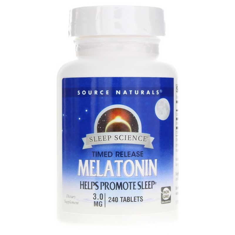 Sleep Science Melatonin 3 Mg Tablets, 240 Tablets | Наука сна мелатонин 3 мг таблетки, 240 таблеток