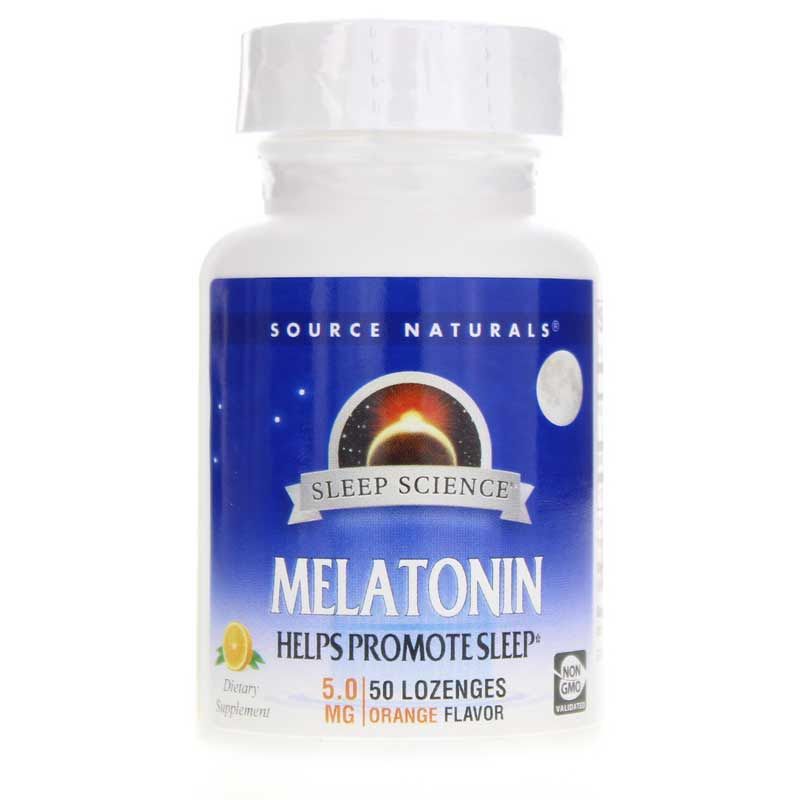 Sleep Science Melatonin 5 Mg Lozenges, Orange, 50 Lozenges | Наука сна мелатонин 5 мг пастилки, Апельсин, 50 ландышей