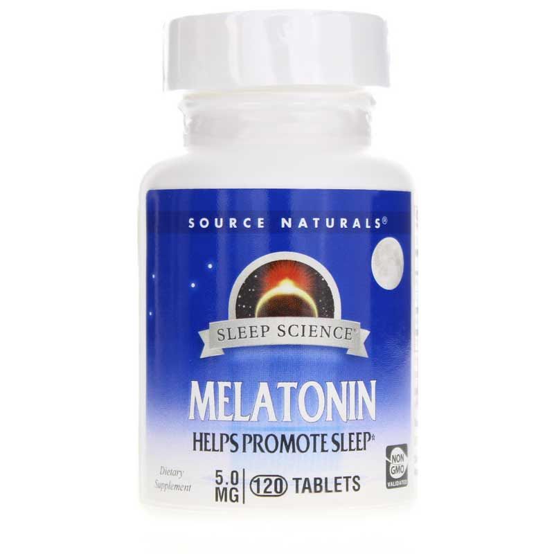 Sleep Science Melatonin 5 Mg Tablets, 120 Tablets | Наука сна мелатонин 5 мг таблетки, 120 таблеток