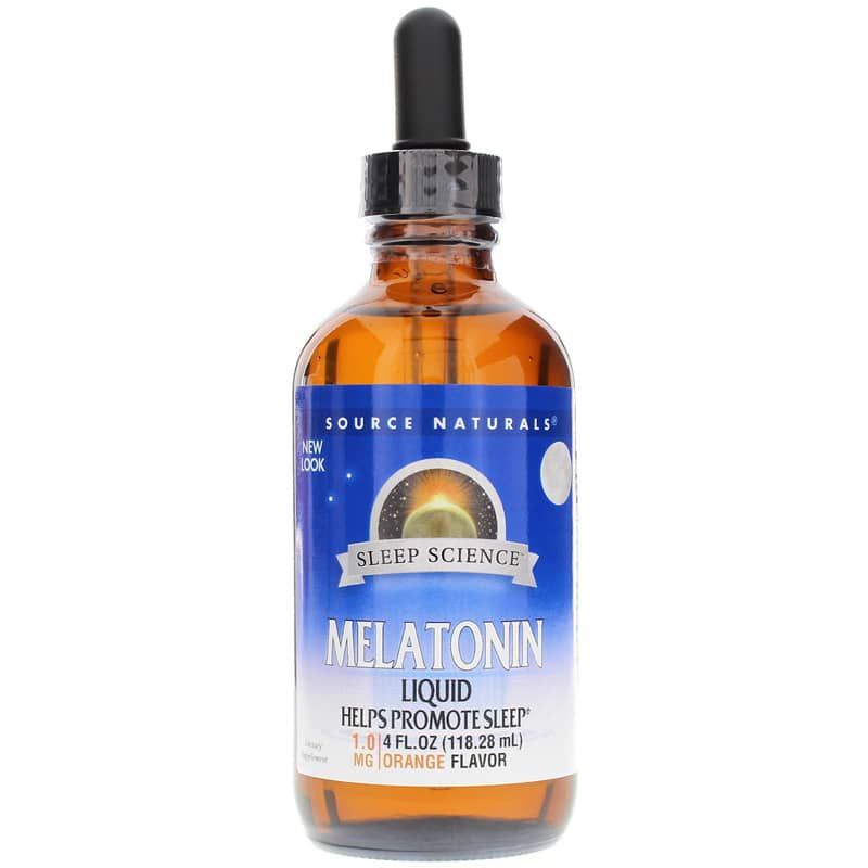 Sleep Science Melatonin Liquid, Orange, 4 Oz | Наука сна мелатонин жидкий, Апельсин, 4 унции
