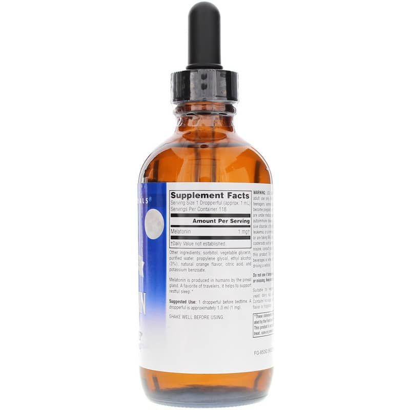 Sleep Science Melatonin Liquid, Orange, 4 Oz | Наука сна мелатонин жидкий, Апельсин, 4 унции