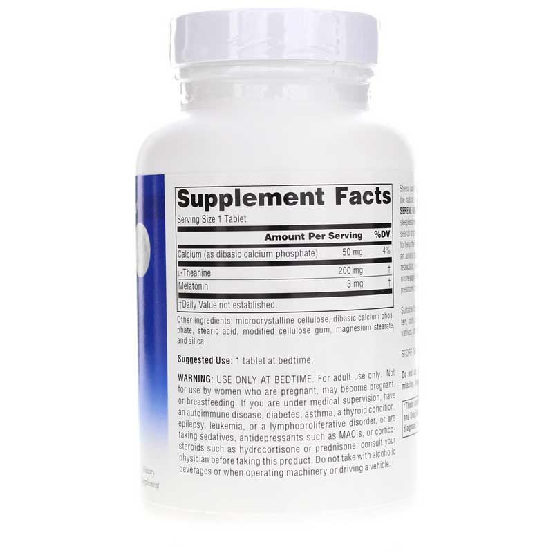Sleep Science Melatonin Serene Night, 120 Tablets | Наука о сне мелатонин безмятежная ночь, 120 таблеток