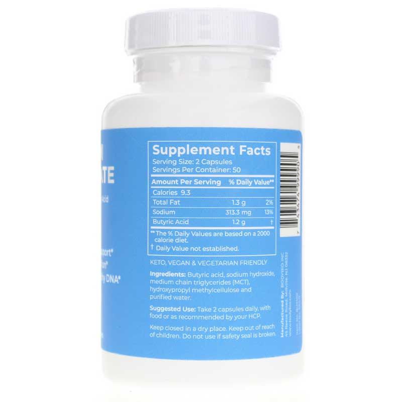 Sodium Butyrate, 100 Capsules | Бутират натрия, 100 капсул