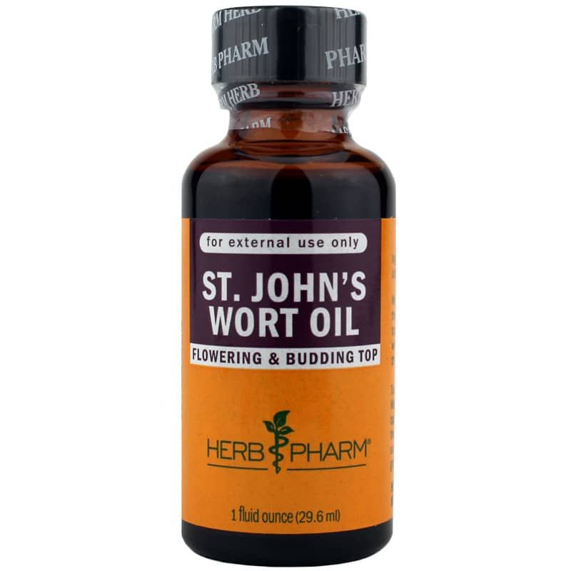 St. John's Wort Oil Topical, 1 Oz | Олія звіробою місцевого застосування, 1 унція