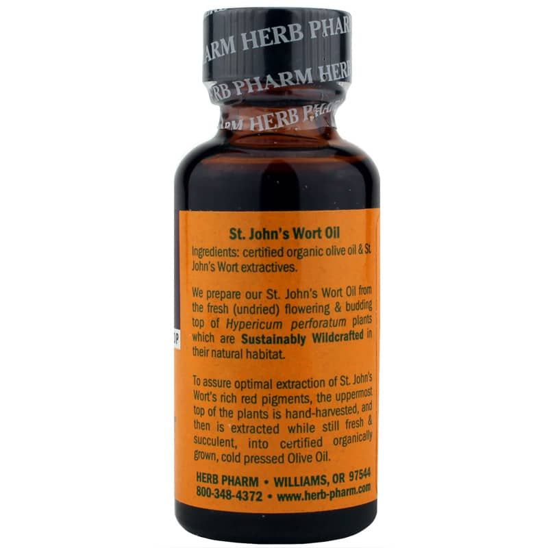 St. John's Wort Oil Topical, 1 Oz | Олія звіробою місцевого застосування, 1 унція