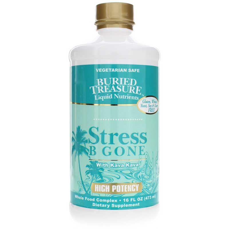 Stress B Gone with Kava Kava, 16 Oz | Стресс В проходит с кава-кавой, 16 унций