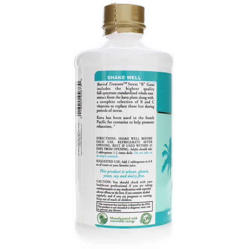 Stress B Gone with Kava Kava, 16 Oz | Стресс В проходит с кава-кавой, 16 унций