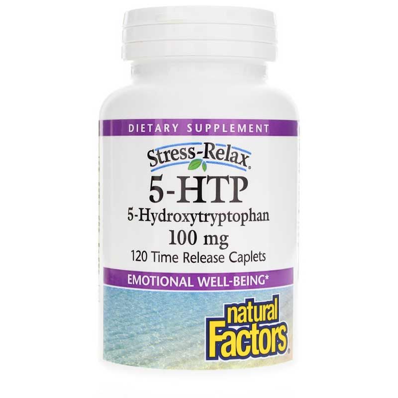 Stress-Relax 5-HTP 100 Mg, 120 Caplets | Стресс-релакс 5-HTP 100 мг, 120 капсул