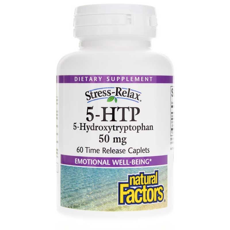 Stress-Relax 5-HTP 50 Mg, 60 Caplets | Стресс-релакс 5-HTP 50 мг, 60 капсул