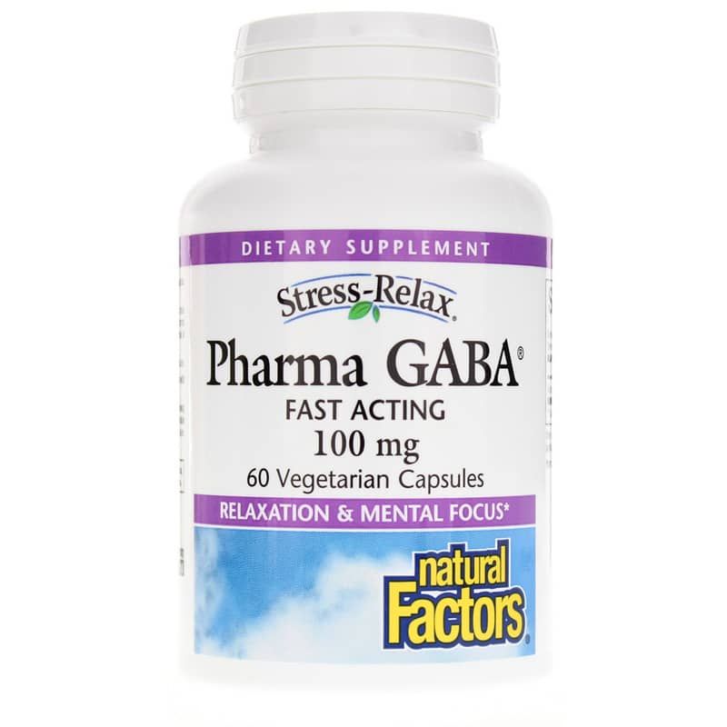 Stress-Relax Pharma GABA 100 Mg Capsules | Стрес-релакс фарма ГАМК 100 мг капсули