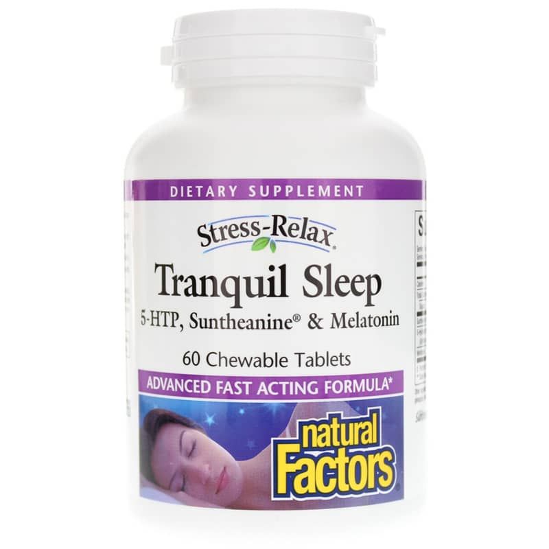 Stress-Relax Tranquil Sleep Chewable, 60 Chewable Tablets | Стресс-релакс спокойный сон жевательные таблетки, 60 жевательных таблеток