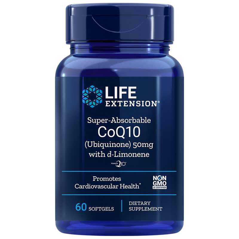 Super Absorbable CoQ10 50 Mg with d-Limonene | Супер абсорбируемый CoQ10 50 мг с d-лимоненом