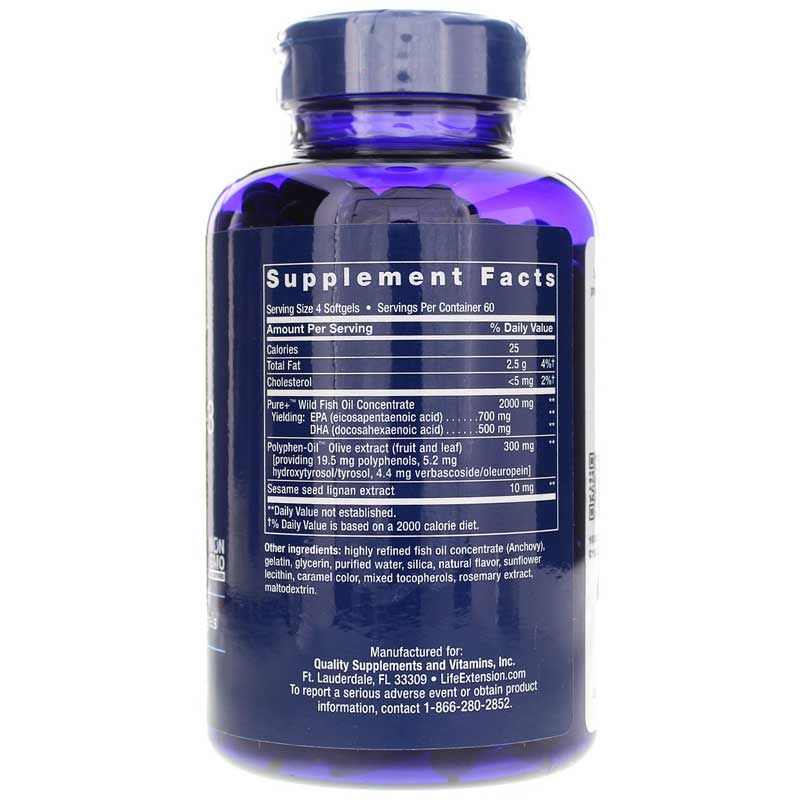 Super Omega-3 EPA/DHA with Sesame Lignans &amp; Olive Extract, 240 Softgels | Супер омега-3 EPA/DHA с лигнанами кунжута и экстрактом оливы, 240 гелевых капсул