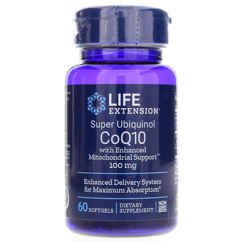 Super Ubiquinol CoQ10 100 Mg with Enhanced Mitochondrial Support | Супер убіхінол CoQ10 100 мг із посиленою підтримкою мітохондрій