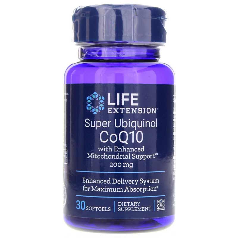 Super Ubiquinol CoQ10 200 Mg with Enhanced Mitochondrial Support | Супер убіхінол CoQ10 200 мг із посиленою підтримкою мітохондрій