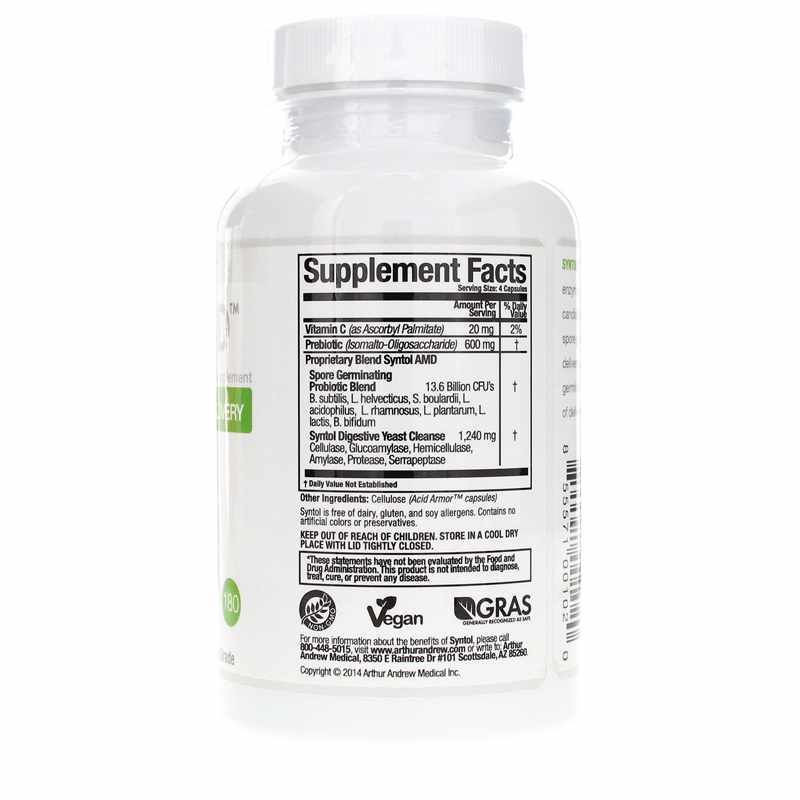Syntol Advanced Microflora Delivery, 180 Capsules | Синтол расширенная доставка микрофлоры, 180 капсул