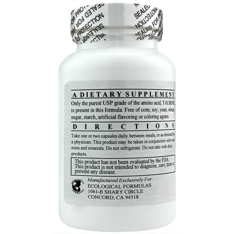 Taurine 500 Mg | Таурин 500 мг