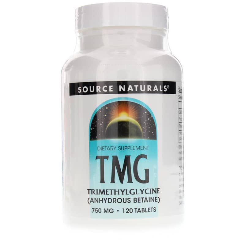 TMG Trimethylglycine 750 Mg, 120 Tablets | TMG триметилгліцин 750 мг, 120 таблеток