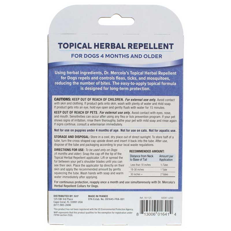 Topical Herbal Repellent for Dogs | Травяной репеллент местного действия для собак