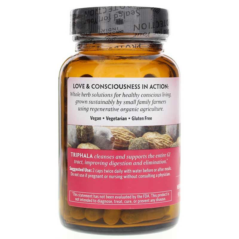 Triphala Certified Organic, 90 Veg Capsules | Трифала сертифицированная органическая, 90 вегетерианских капсул