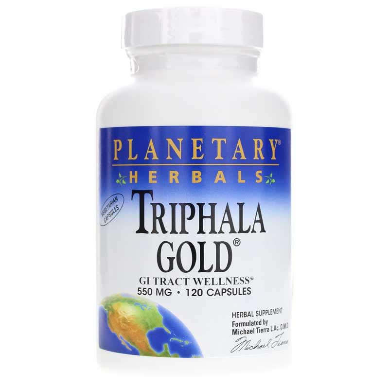 Triphala Gold 550 Mg Capsules, 120 Veg Capsules | Трипхала голд 550 мг капсулы, 120 вегетерианских капсул