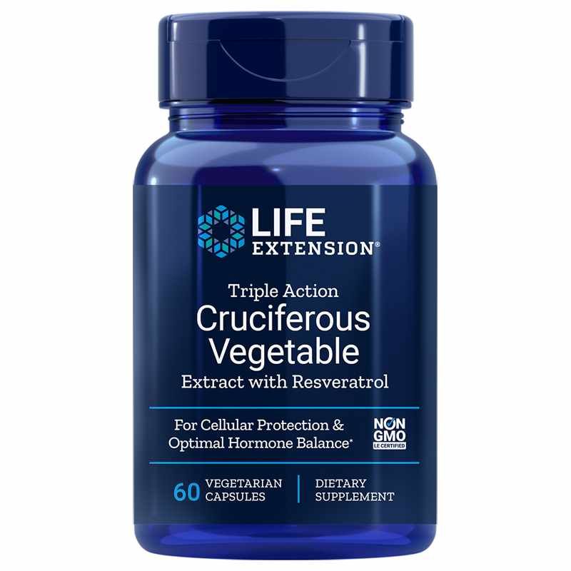 Triple Action Cruciferous Vegetable Extract with Resveratrol | Екстракт хрестоцвітних рослин потрійної дії з ресвератролом