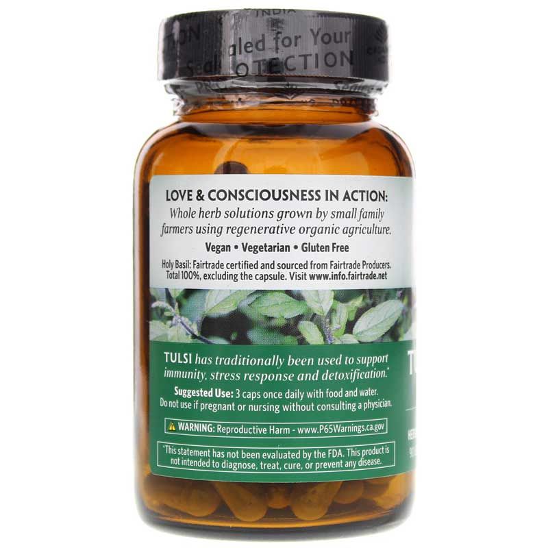 Tulsi-Holy Basil Certified Organic, 90 Veg Capsules | Базилик тулси, сертифицированный органический, 90 вегетерианских капсул