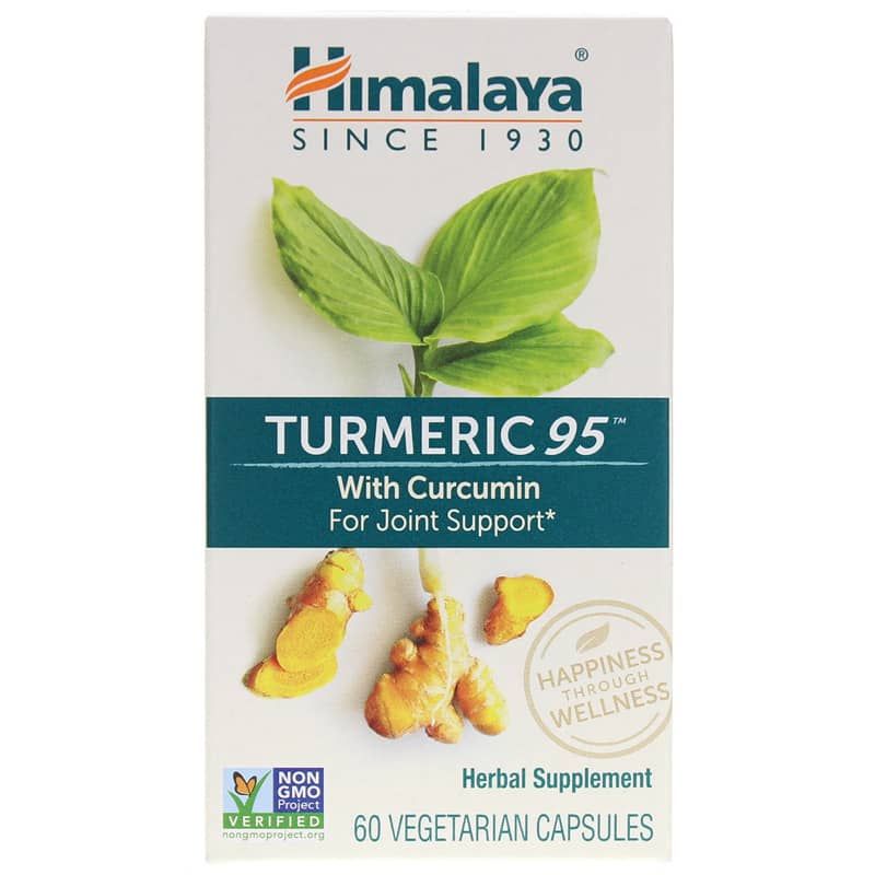 Turmeric 95 with Curcumin, 60 Veg Capsules | Куркума 95 з куркуміном, 60 вегетеріанських капсул