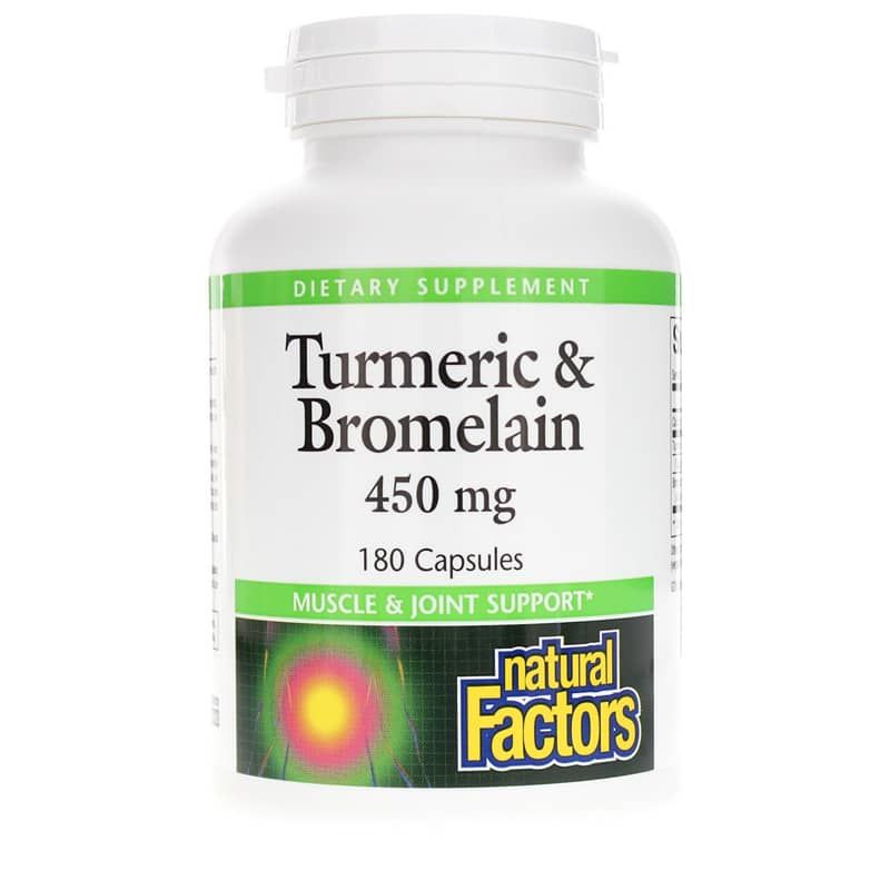 Turmeric &amp; Bromelain 450 Mg, 180 Capsules | Куркума і бромелайн 450 мг, 180 капсул
