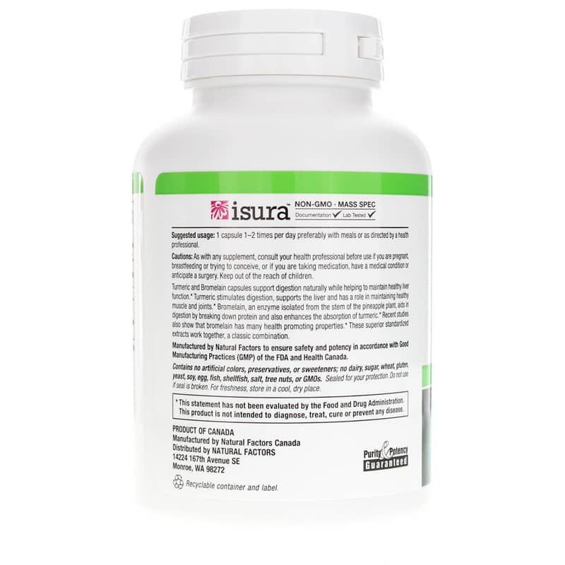 Turmeric &amp; Bromelain 450 Mg, 180 Capsules | Куркума і бромелайн 450 мг, 180 капсул