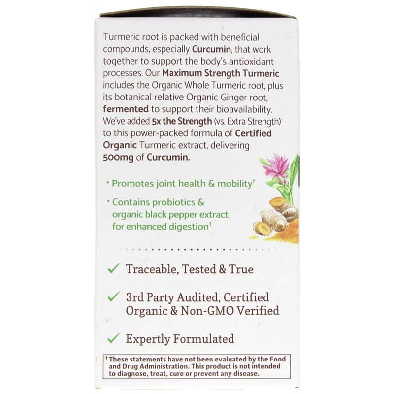 Turmeric Maximum Strength, 30 Veg Tablets | Куркума максимальної сили, 30 Вегетаріанський таблеток