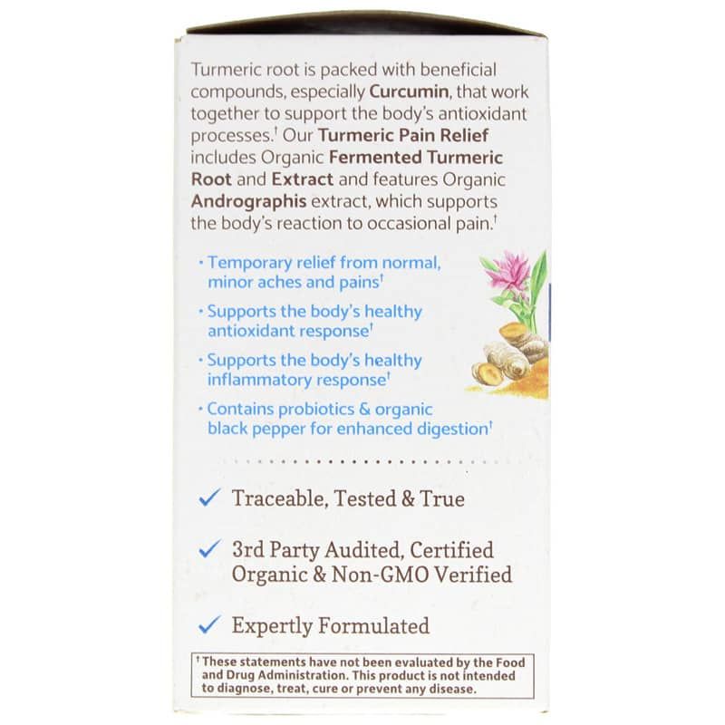 Turmeric Pain Relief, 30 Veg Tablets | Куркума полегшення болю, 30 Вегетаріанський таблеток