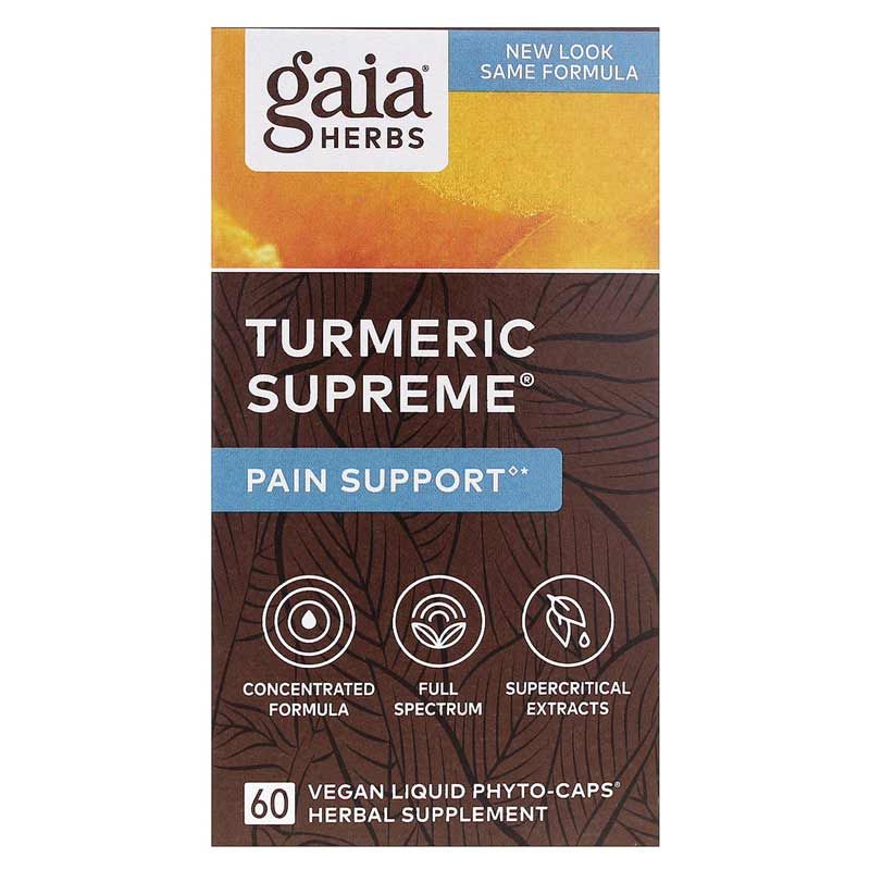 Turmeric Supreme Pain, 60 Liquid Phyto Caps | Куркума верховний біль, 60 рідких фітокапсул