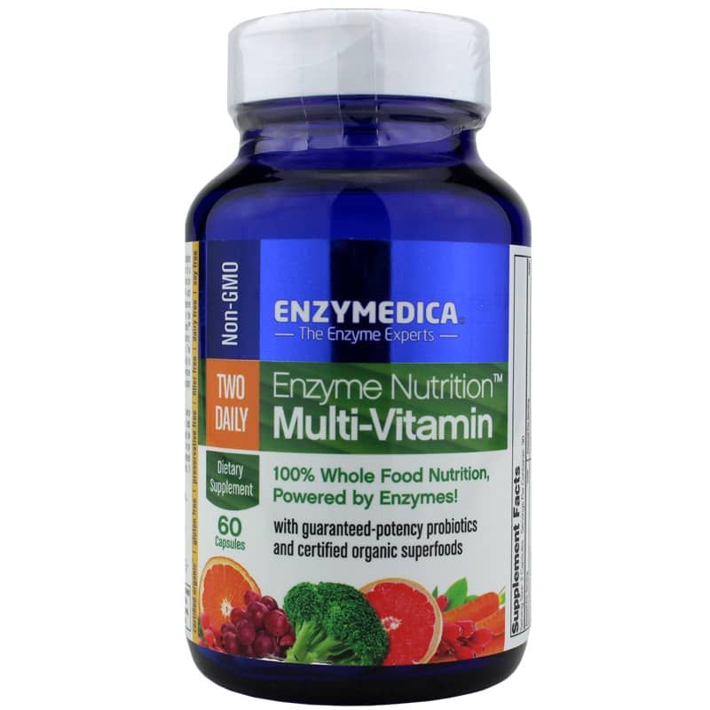 Two Daily Enzyme Nutrition Multivitamin, 60 Capsules | Два ежедневных мультивитамина ферментного питания, 60 капсул