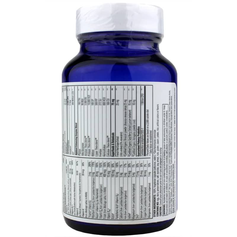 Two Daily Enzyme Nutrition Multivitamin, 60 Capsules | Два ежедневных мультивитамина ферментного питания, 60 капсул