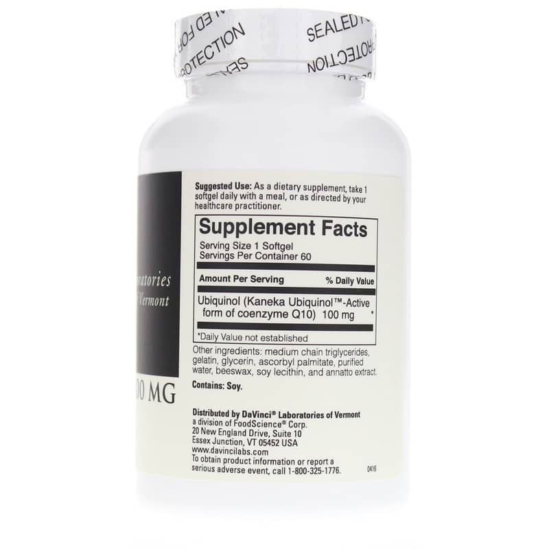 Ubiquinol 100 Mg, 60 Softgels | Убіхінол 100 мг, 60 гелевих капсул