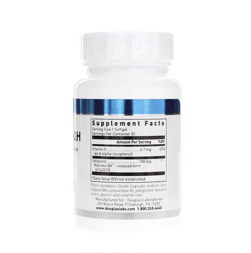 Ubiquinol-QH 100 Mg, 30 Softgels | Убіхінол-QH 100 мг, 30 гелевих капсул