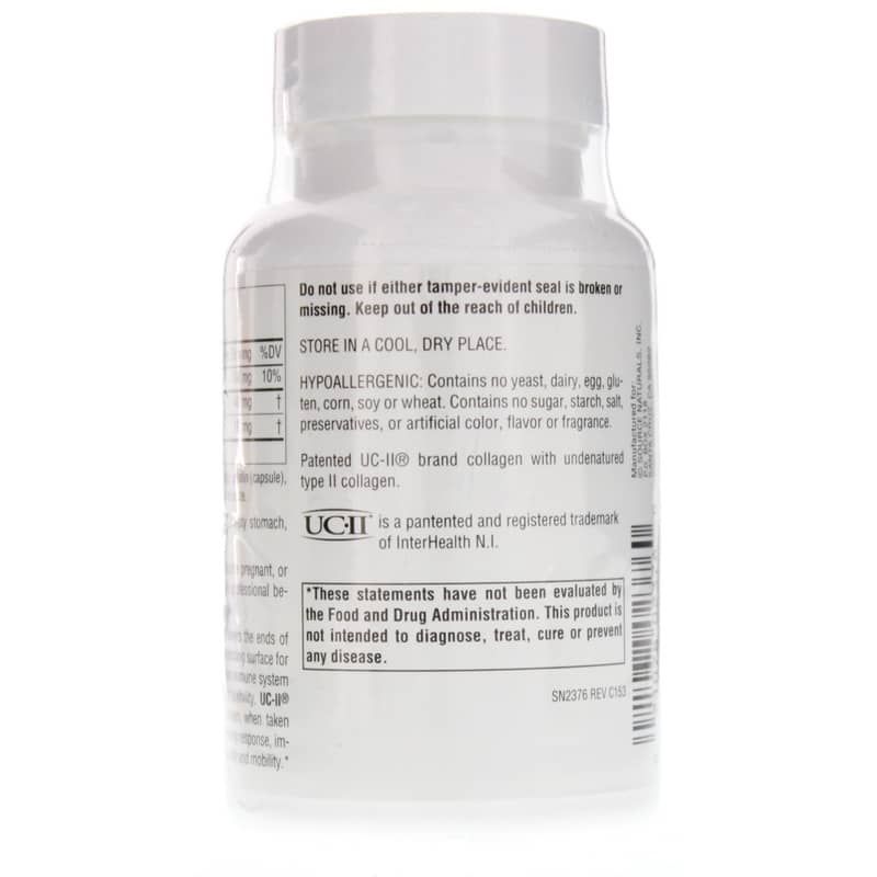 UC-II Undenatured Type II Collagen 40 Mg, 120 Capsules | UC-II неденатурований колаген II типу 40 мг, 120 капсул