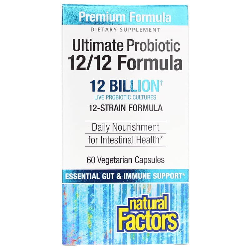 Ultimate Probiotic 12/12 Formula, 60 Veg Capsules | Пробиотик ultimate 12/12 формула, 60 вегетерианских капсул