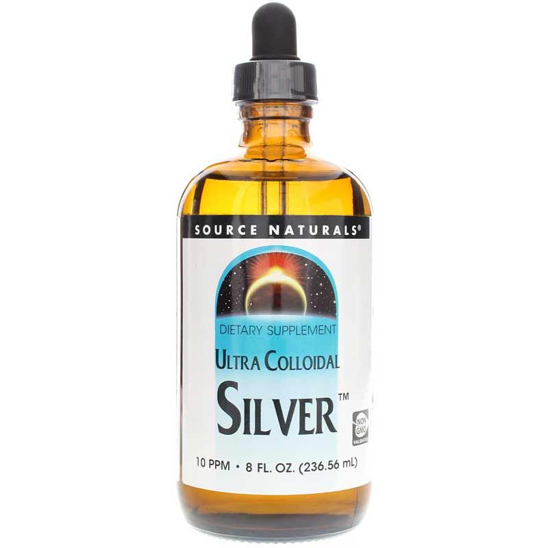 Ultra Colloidal Silver 10 PPM, 8 Oz | Ультра коллоидное серебро 10 PPM, 8 унций