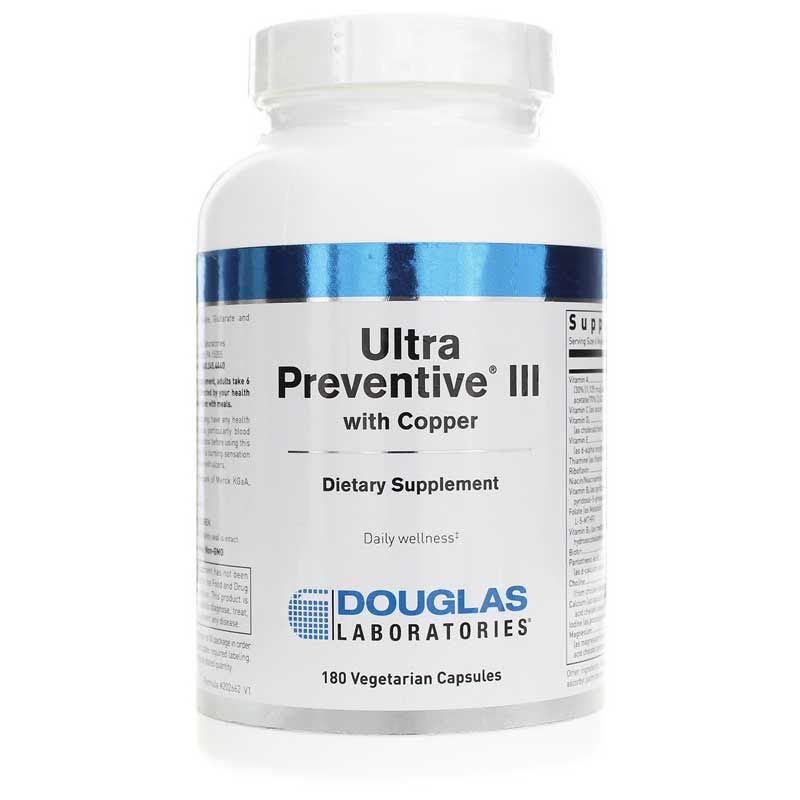 Ultra Preventive III Multivitamin Capsules with Copper | Ультра профілактика III мультивітамінні капсули з міддю