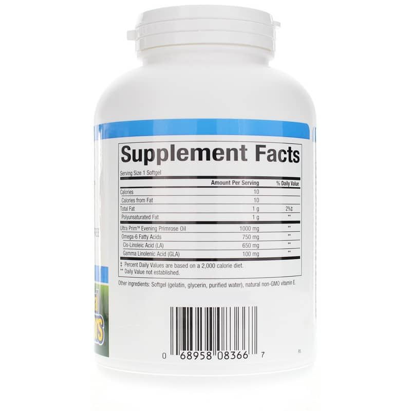 Ultra Prim Evening Primrose Oil 1000 Mg, 240 Softgels | Олія примули вечірньої ultra prim 1000 мг, 240 гелевих капсул