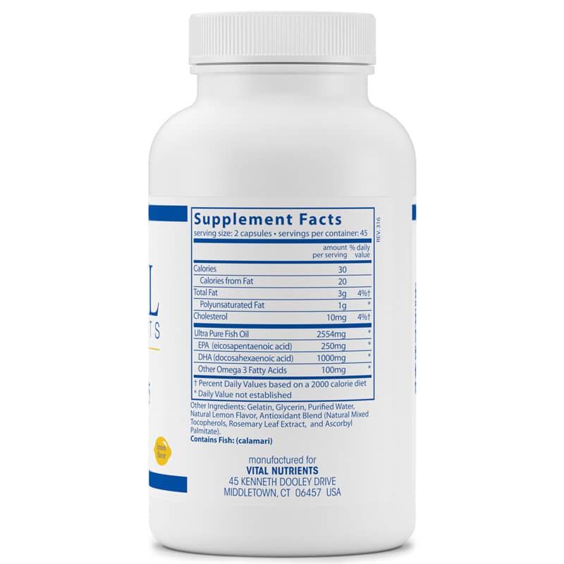 Ultra Pure Fish Oil 675 High DHA | Ультрачистый рыбий жир 675 с высоким содержанием DHA