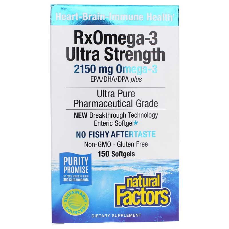 Ultra Strength RxOmega-3 Fish Oil | Ультрасильный рыбий жир RxOmega-3