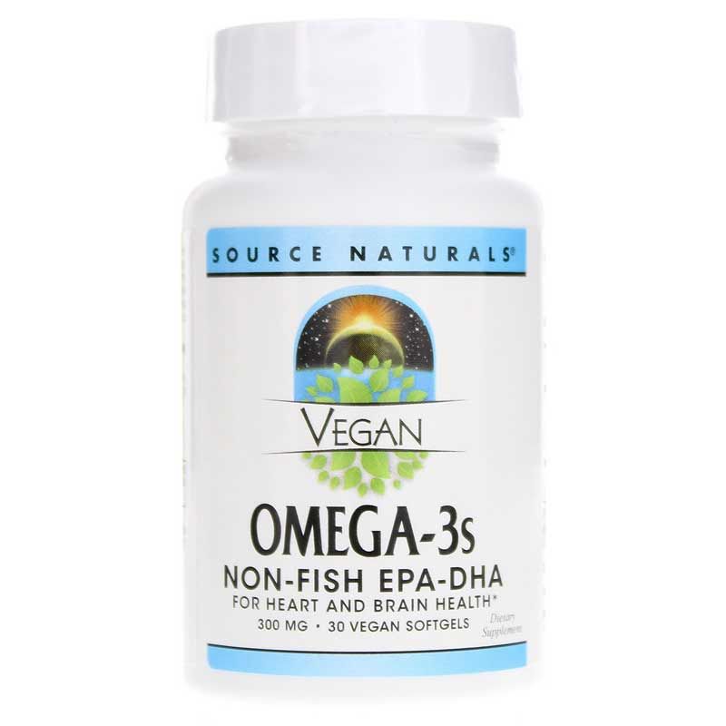 Vegan Omega-3s EPA-DHA, Source Naturals, 30 Vegan Softgels | Веганські омега-3s EPA-DHA, source naturals, 30 Веганських гелевих капсул