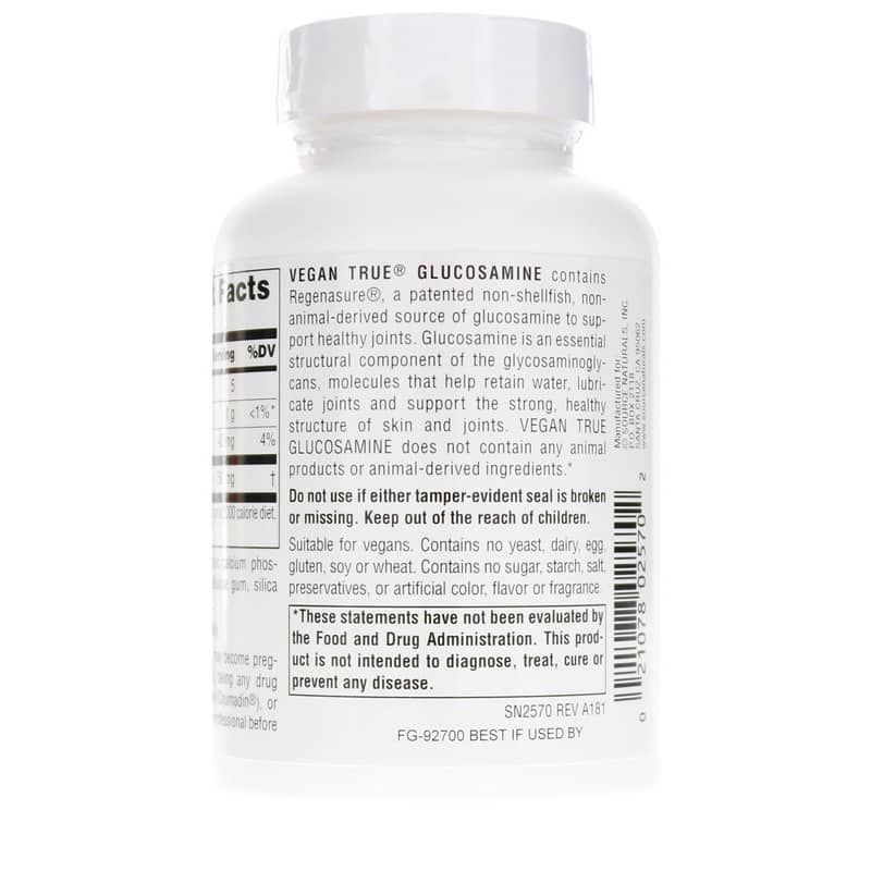 Vegan True Glucosamine 750 Mg | Веганський істинний глюкозамін 750 мг
